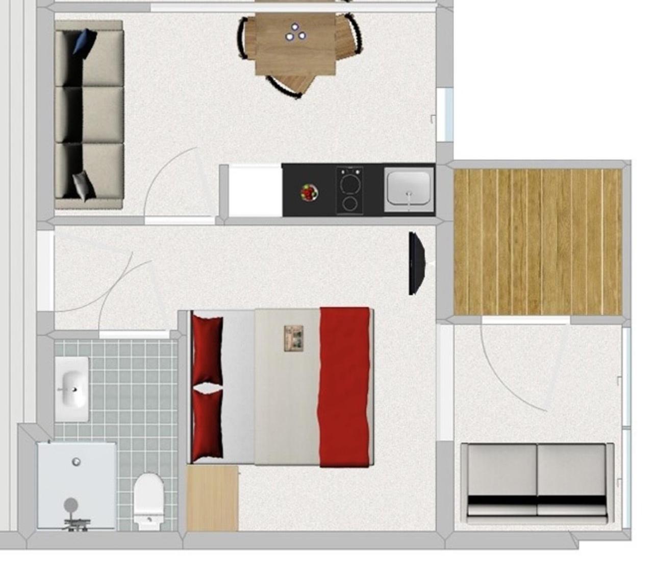 Falkner Appartement Resort Λάνγκενφελντ Δωμάτιο φωτογραφία